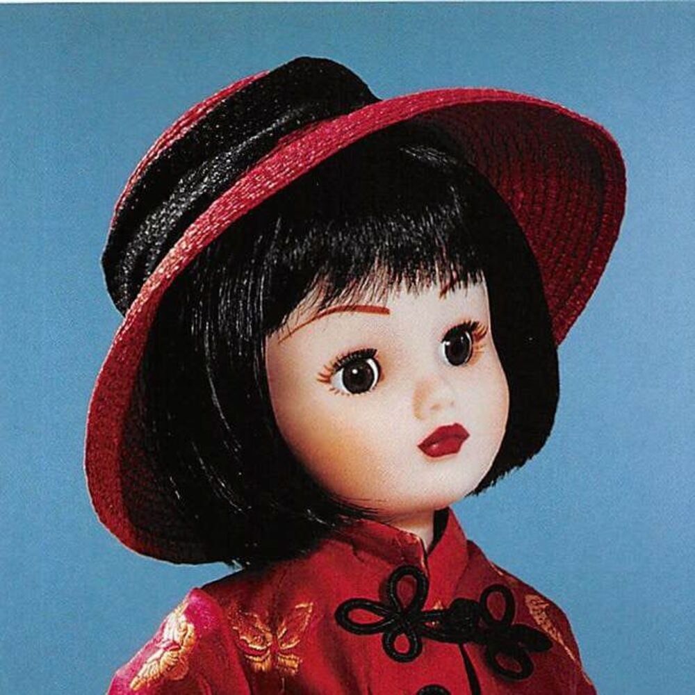 Madame Alexander Shanghai Cissy 21" Doll Replacement Black Bob Hair Wig Only